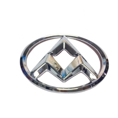 Logo del marchio del veicolo in argento, targa per il SAIC Maxus V80
