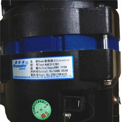 3701170FA122 Parti di autoveicoli alternatore Materiale metallico OEM NO Incluso per HFC4DA1