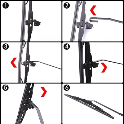 HFC1040 40cm/50cm/53m/55cm Lamina per tergicristallo per autoveicoli JAC/JMC1030/1040