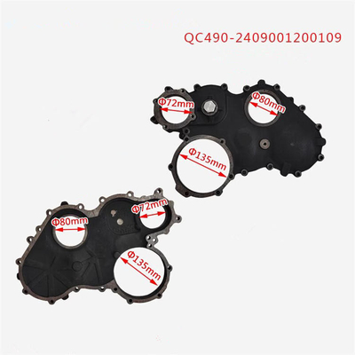 Parti di autocarri Camera di ingranaggi di cronometraggio Per QC480 Materiale in acciaio OEM NO 2408001200500