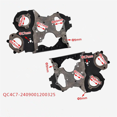 Parti di autocarri Camera di ingranaggi di cronometraggio Per QC480 Materiale in acciaio OEM NO 2408001200500