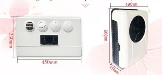 ZC-03A-480s condizionatore d'aria elettrico per camion furgone nave 400g peso di carico refrigerante